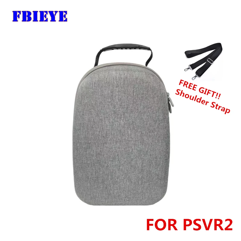 

FBIEYE VR Storage Bag for PS VR2 EVA Protective Travel Carrying Case Zipper Box With Shoulder Strap for PSVR2 VR Accessories