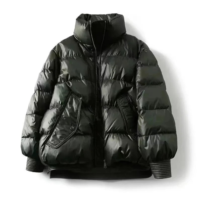 Winter Jacket Jacket Women's Ultra Light Down Cotton Jacket Duck Down Cotton Jacket Long Sleeve Warm Jacket Parker Women's Light