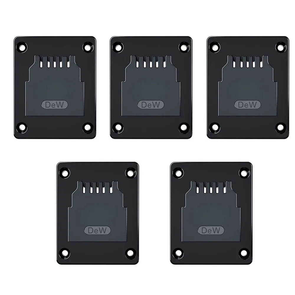 

5pcs Wall Mount Machine Storage Rack Electric Drill Holder Bracket Fixing Devices For Makita Bosch Dewalt 14.4V 18V Power Tool