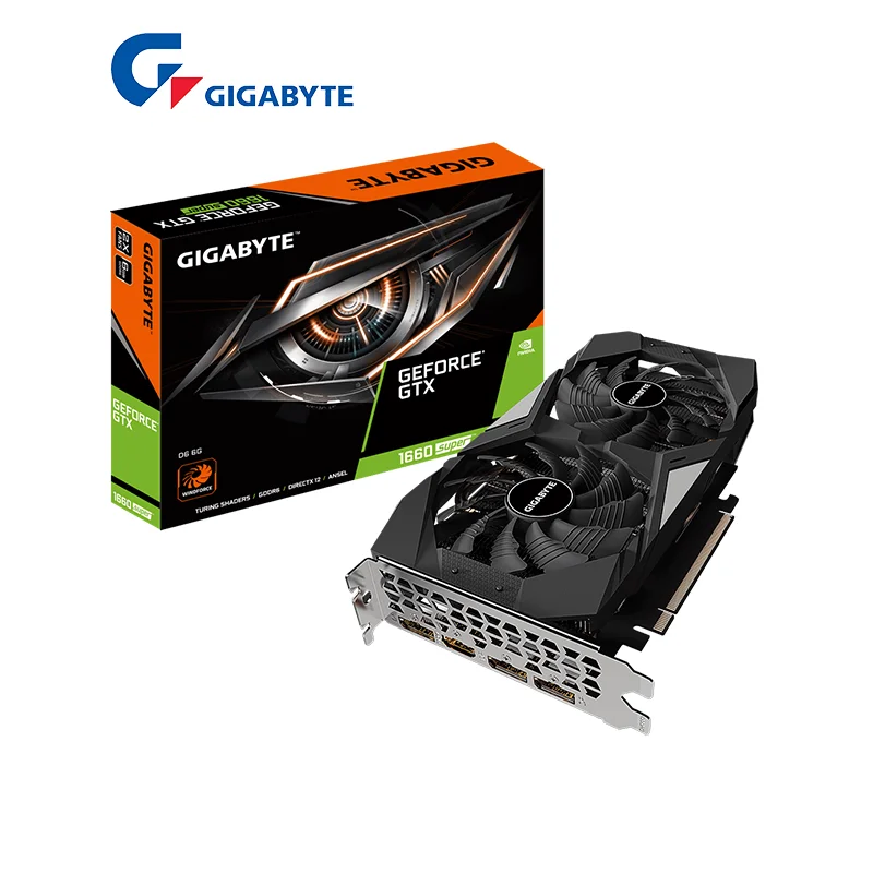 Gigabyte 1660 super d6 6g. 1650 Gigabyte 4gb. Gigabyte 1660 super OC. Видеокарта Gigabyte PCI-E GV-n166soc-6gd NV gtx1660super 6144mb 192 gddr6 1830/14000/hdmix1/dpx3/HDC. Gigabyte 1660soc-6gd.