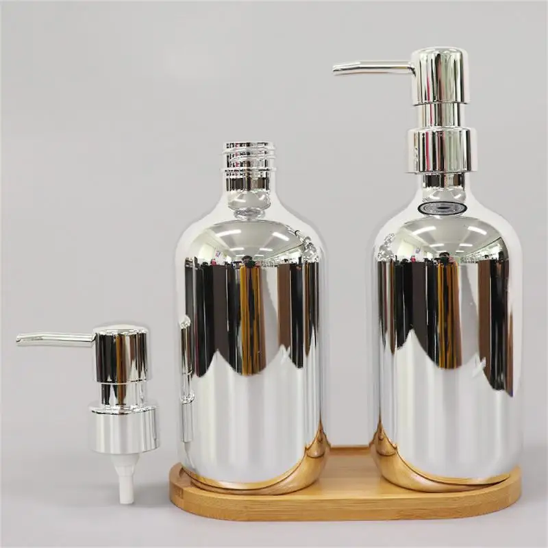 

Portable Bottle Plastic Split Bottle Multi-function Brown With Pump Cover Reagent Packaging Bottle Empty Plastic Can Be Extruded