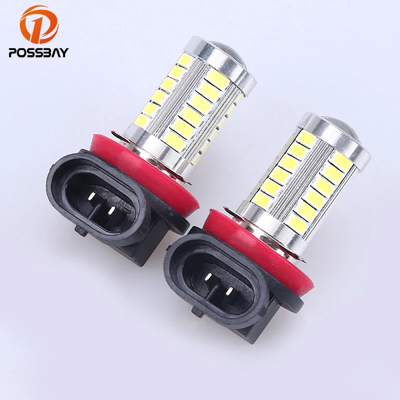 Светодиодная лампа POSSBAY, яркая лампа для парковки, 7440, 3156, 9006, 1156, 1157, H7, T20, T25, 9005, 5730/2853, H16,