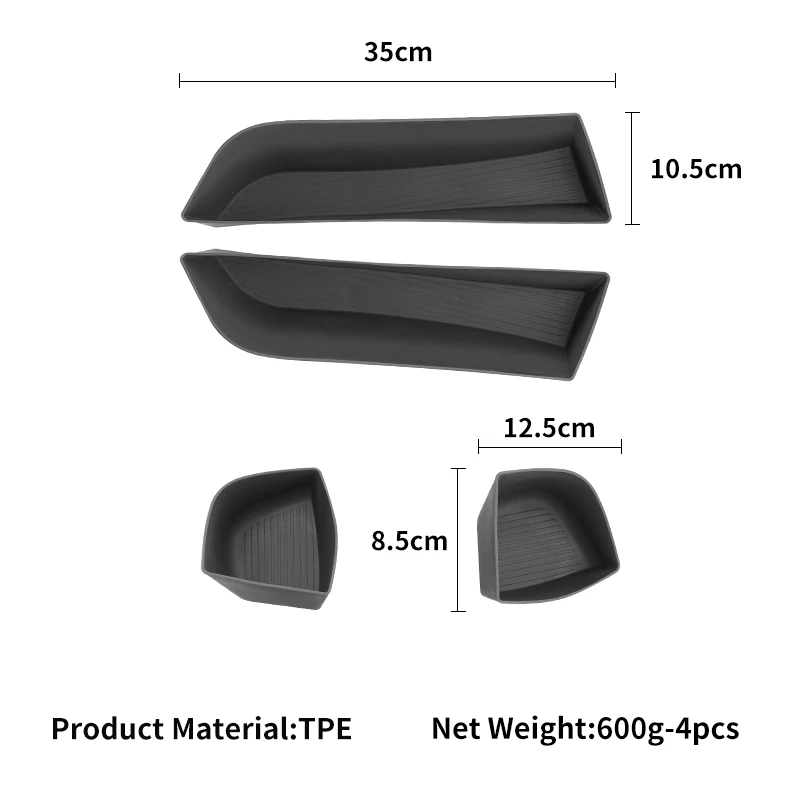 Для BMW X5 G05 22-24 ящик для хранения боковой двери автомобиля мусорное ведро укладки и