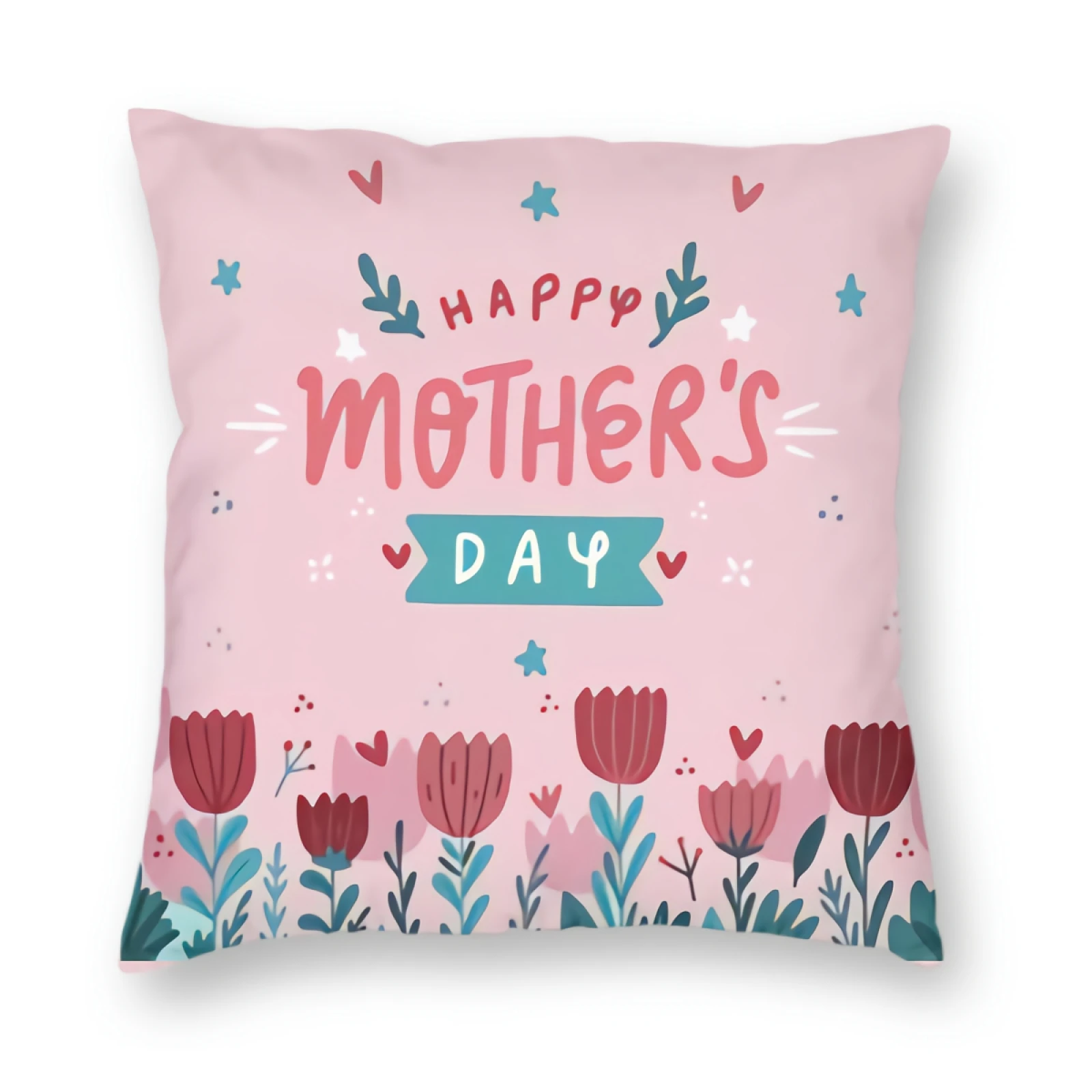 

Чехол для подушки с надписью «Love Mom»