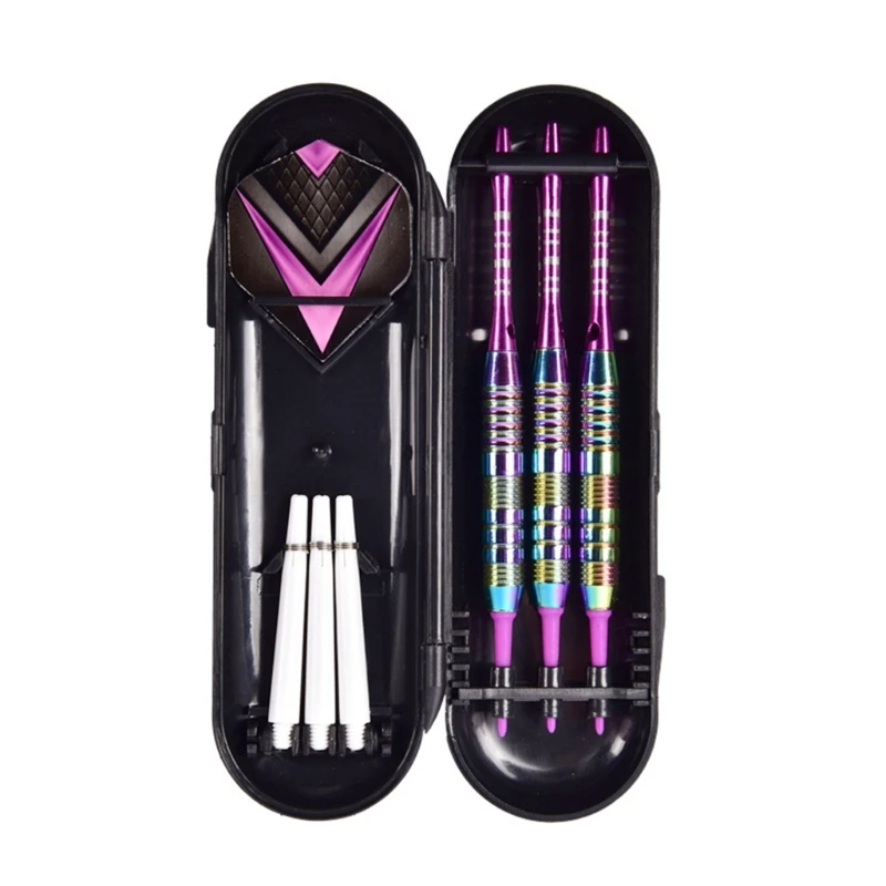 

Colorful Darts Soft Tip Darts Set with Storage Case PET Flight Professional-Players Darts Toy for Game Rooms Bar Home Dropship