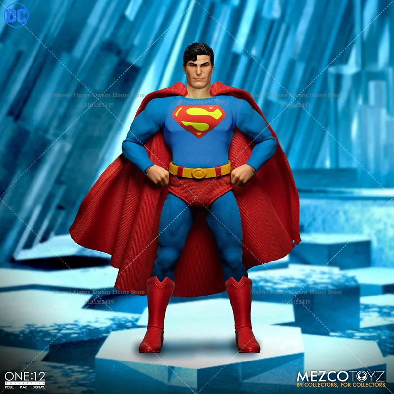 Mezco Ants масштаб 1/12 DC Супермен Криптон Планета Натуральная Божественная Мощность