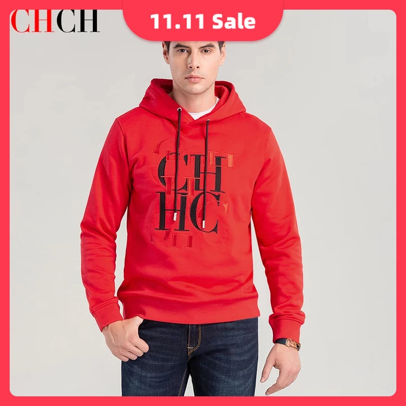 

CHCH 2022 Men's Hoodies Long Sleeve Casual Streetwear couple style Hoodie Men Anime Clothes Sudadera Oversized Sweatshirts