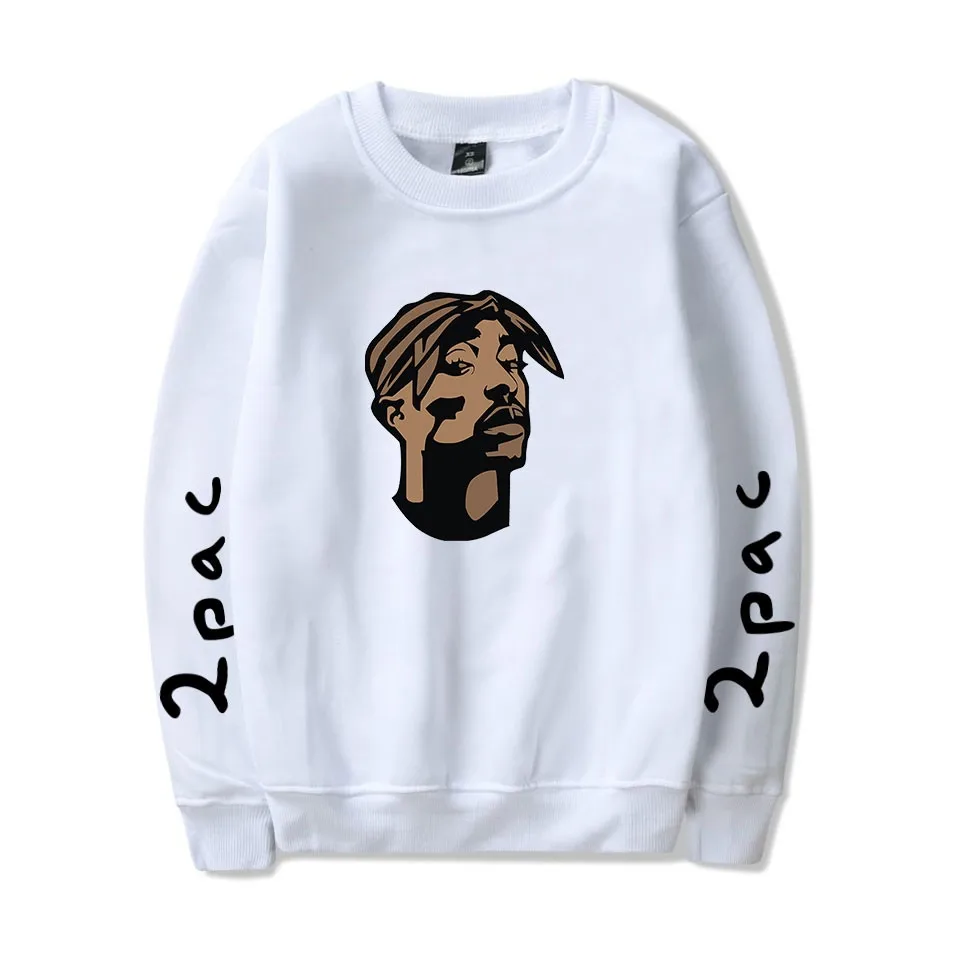 Толстовка Gangsta Rap 2pac лидер продаж Свитшот в стиле хип-хоп Модный пуловер уличная