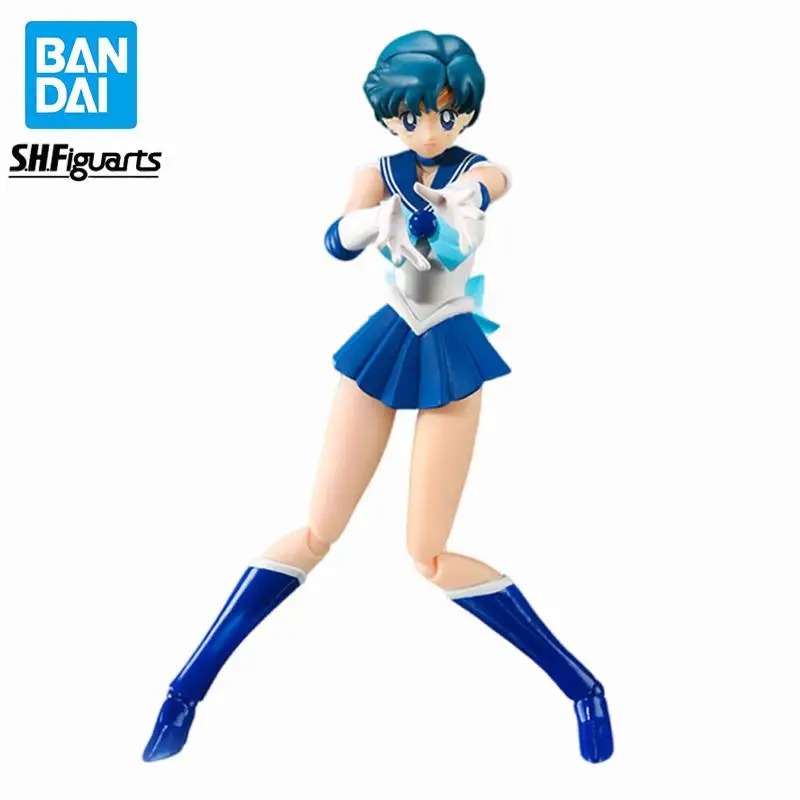 

Фигурки героев аниме BANDAI SHF, фигурки героев аниме «Сейлор Мун Мизуно», игрушки-модели, оригинал