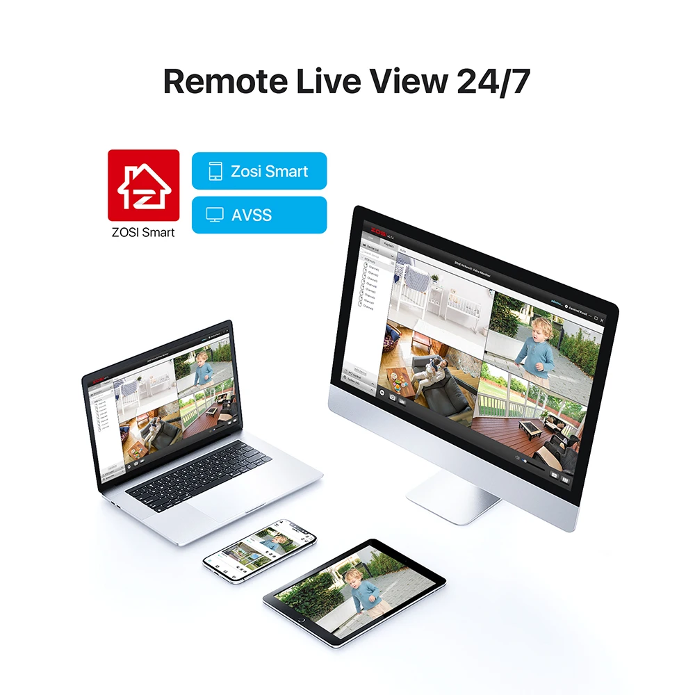 ZOSI C611 3MP WiFi IP-камера в помещении AI обнаружение человека 2-Way Audio ночное видение