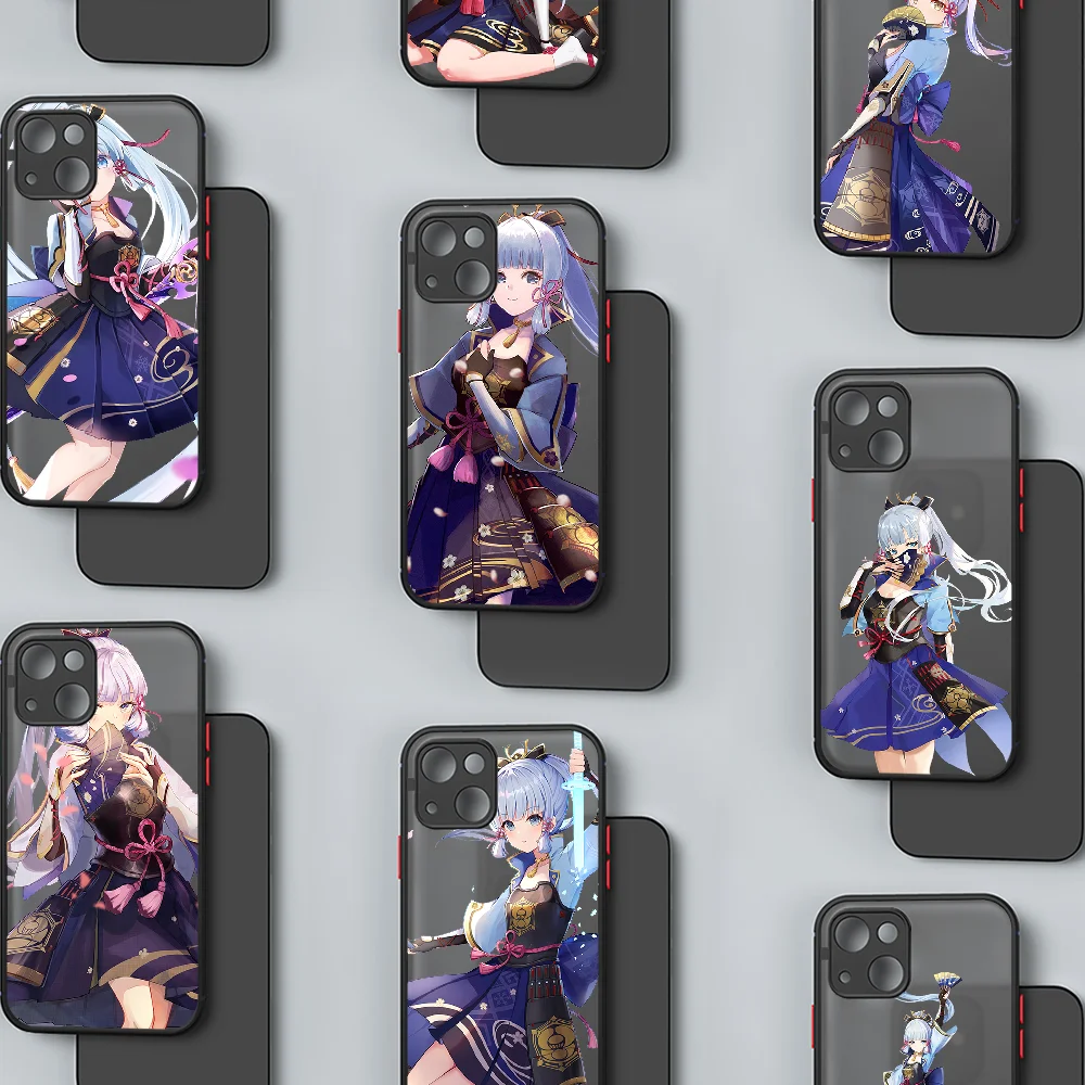 

Чехол для телефона Genshin Impact Kamisato Ayaka для iphone SE 2020 6 6S 7 8 11 12 13 Mini Plus X XS XR Pro Max матовый
