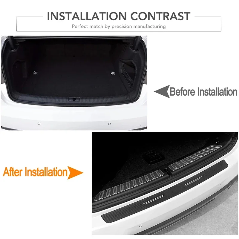 Наклейки на порог автомобиля из углеродного волокна защитная пластина для Mini Cooper