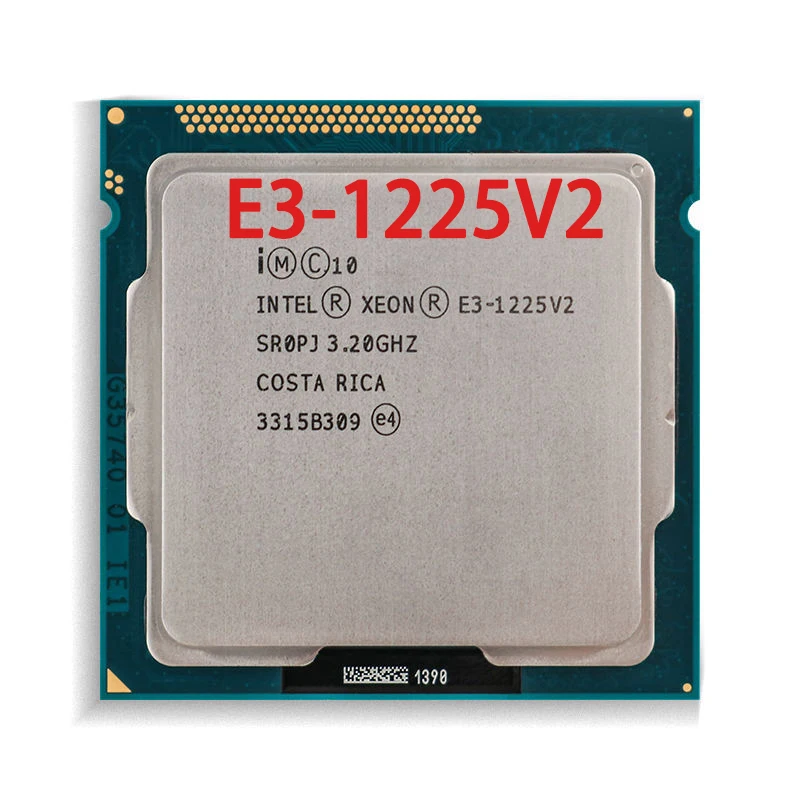 

Intel Xeon E3-1225 v2 E3 1225v2 E3 1225 v2 3,2 ГГц четырехъядерный четырехпоточный ЦПУ процессор 8 Мб 77 Вт LGA 1155
