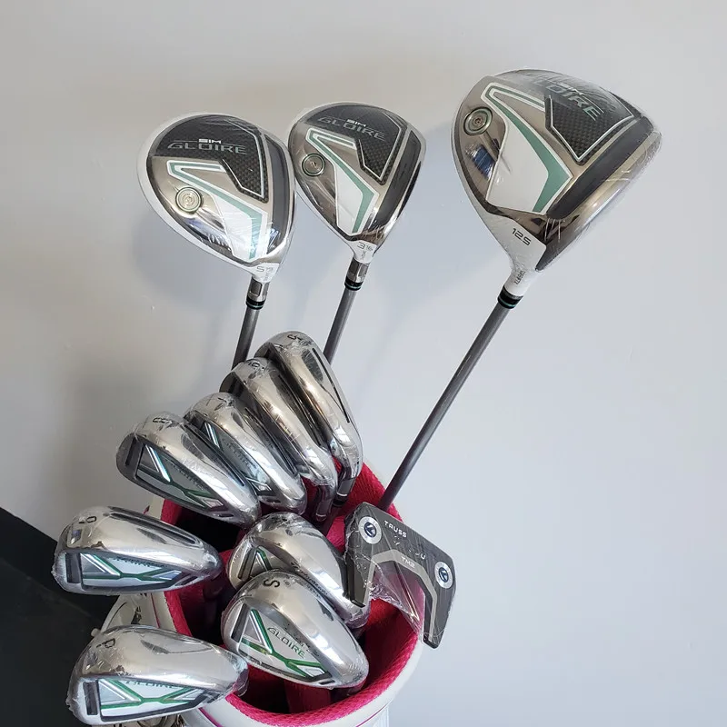 

Новый женский комплект для гольф-клубов S MGliore полный набор для гольфа драйвер Fairway Wood Iron Putter графитовый Вал без сумки