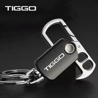 car zinc alloy car emblem key ring keychain for chery tiggo 2 3 4 5 6 7 8 3x 5x pro t11 car accessories with logo keyring