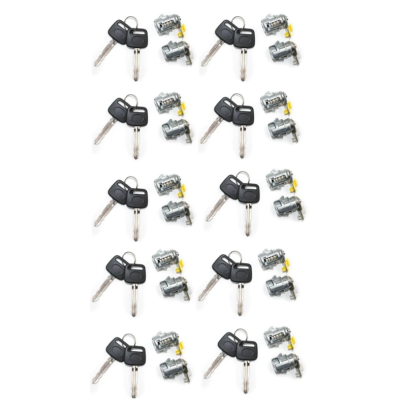 10X набор дверных замка с ключом (L &amp R) для 89-95 Toyota Pickup 89-98 4runner дверной замок