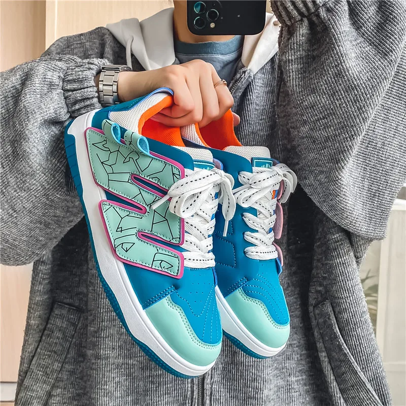 Autumn Men Casual Sneakers Platform Basketball Shoes Male Flats Tennis Sport Running Shoes Non-slip Jogging Trainers Footwear