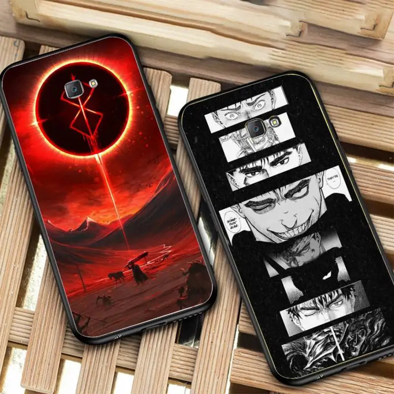 

Anime Berserk Guts Phone Case for Samsung J 2 3 4 5 6 7 8 prime plus 2018 2017 2016 core
