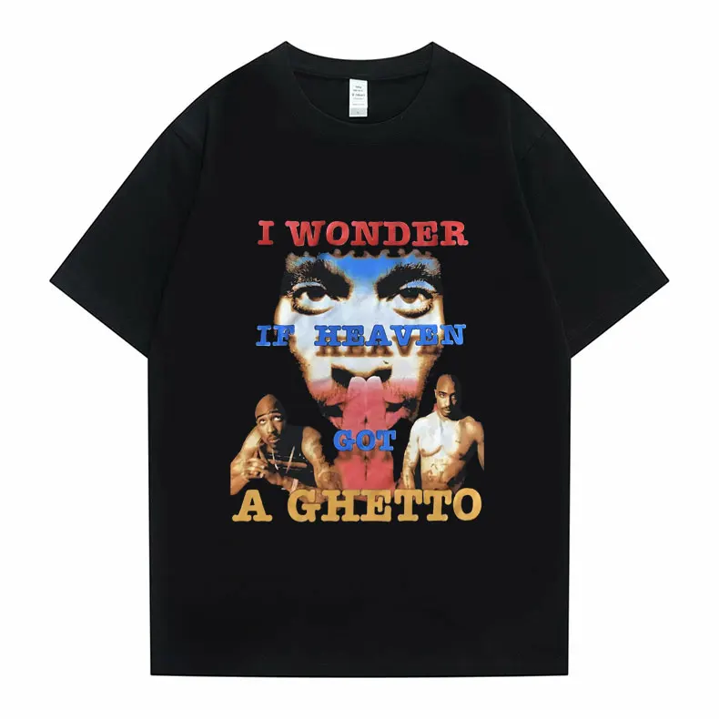 

Rap Tupac 2pac T-shirt Shakur Hip Hop T Shirts Men Women Fashion Soft Quality Cotton Short Sleeve Tee Tops Man Hiphop Streetwear