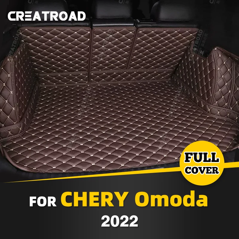

Автомобильный коврик для багажника с полным покрытием для Chery OMODA 2022, чехол для багажника автомобиля, коврик, подкладка для груза, защитные аксессуары для интерьера