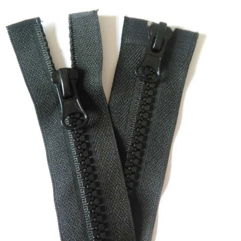 

5# 80cm 90cm Cheap Long Black Resin Zipper Open End for Jacket Repair Wholesale Lots Bulk Sewing Tailor Home Accessories