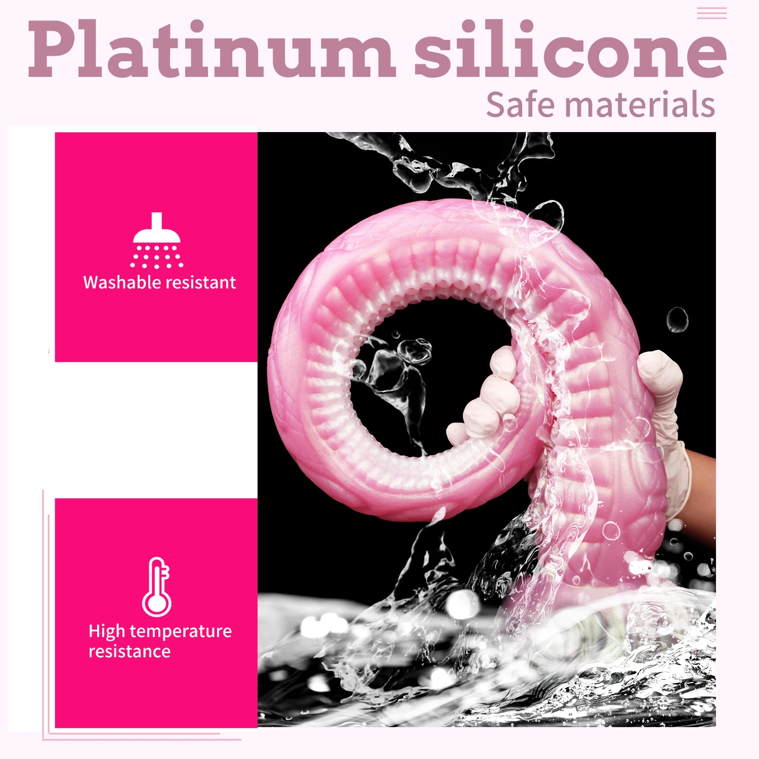 LICKER Огромная щупальце Анальный фаллоимитатор Monster Dildos Жидкий силиконовый