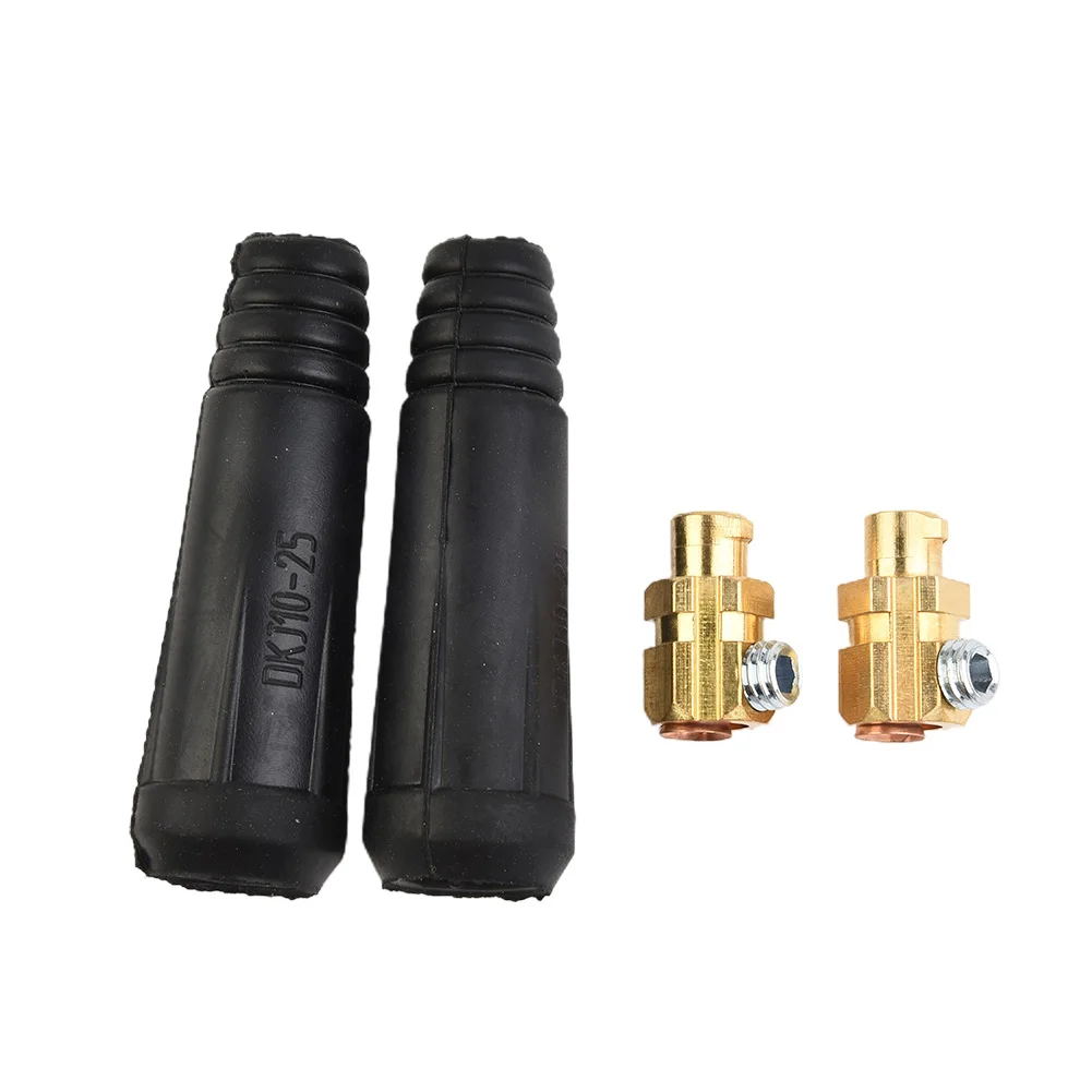 

TIG Welding Cable Panel Connector-Plug DKJ10-25 200Amp Quick Fitting 2pcs Welding Accessories Consumer Electronics Soudure