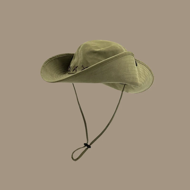 Шляпа в ковбойском стиле женская Солнцезащитная шляпа с широкими полями