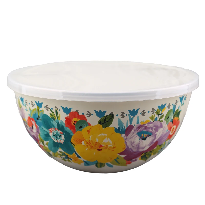 

Ethnic Style Dough Washing Basin Dough Porcelain Pot Chinese Household round Kneading Dough Fruit Large Porcelain Pot
