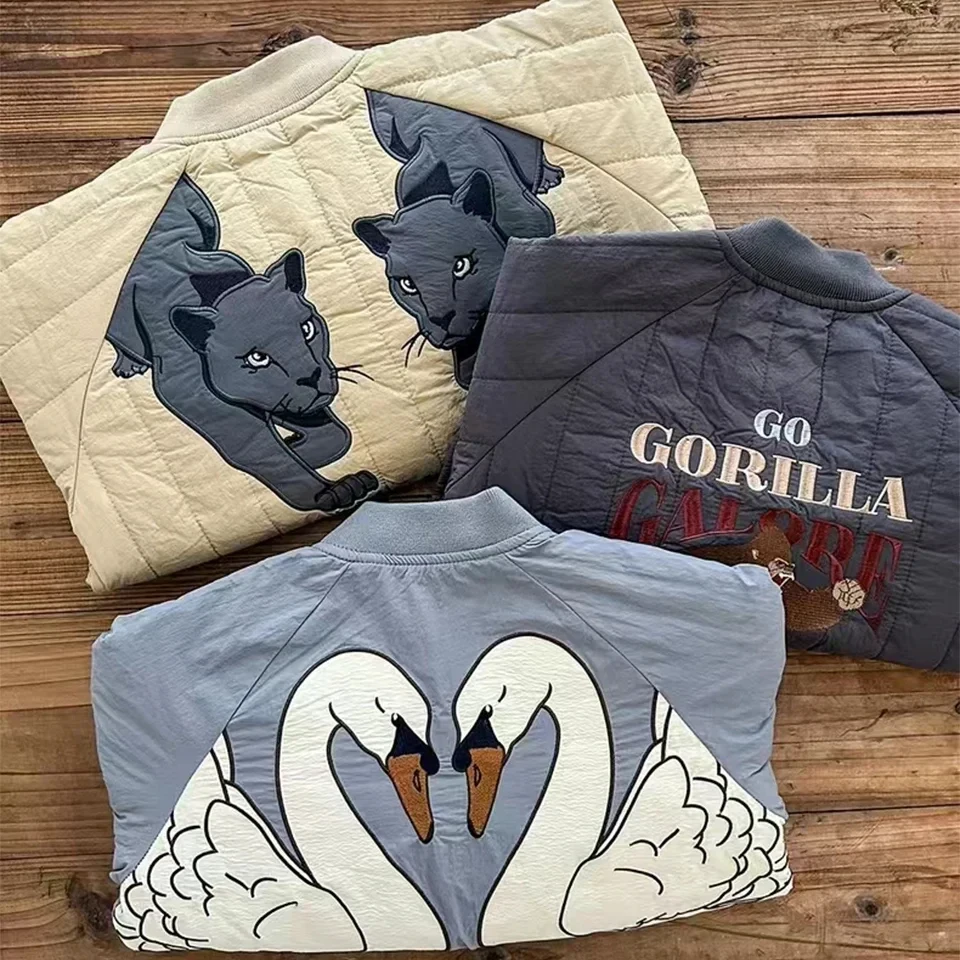 1-9Y KS Winter Baby Boys Lambswool Jacket Coat Kids Cotton Outerwear Toddler Girls Fleece Flight Suit Children's Clothing