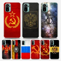 russia empire flag coat of arms clear redmi case for note 7 8 9 10 5g 4g 8t pro redmi 8 8a 7a 9a 9c k20 k30 k40 y3 soft silicon