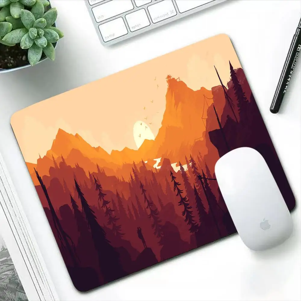 

Forest Firewatch Small Durable Mouse Pad Computer Notobook Gaming Accessories Mousepad Mini Pc Gamer Keyboard Office Table Mat