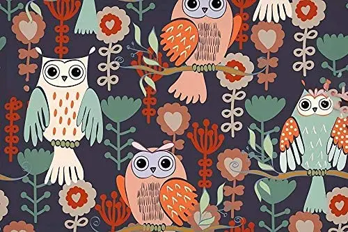 

Милый веселый мудрые Совы животные птицы Плакат Металлический жестяной знак