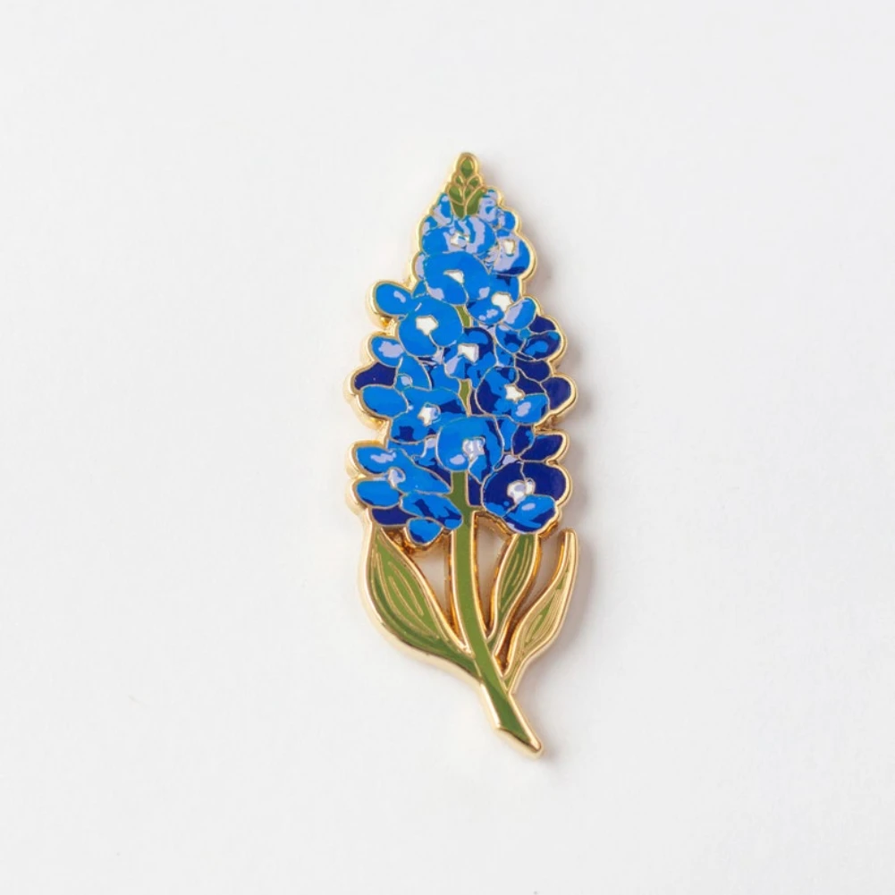 

Bluebonnet Enamel Pin Texas Wildflower Lapel Pin Floral Accessory, Botanical, Nature Lover Gift, Spring Bloom, Garden Enthusiast