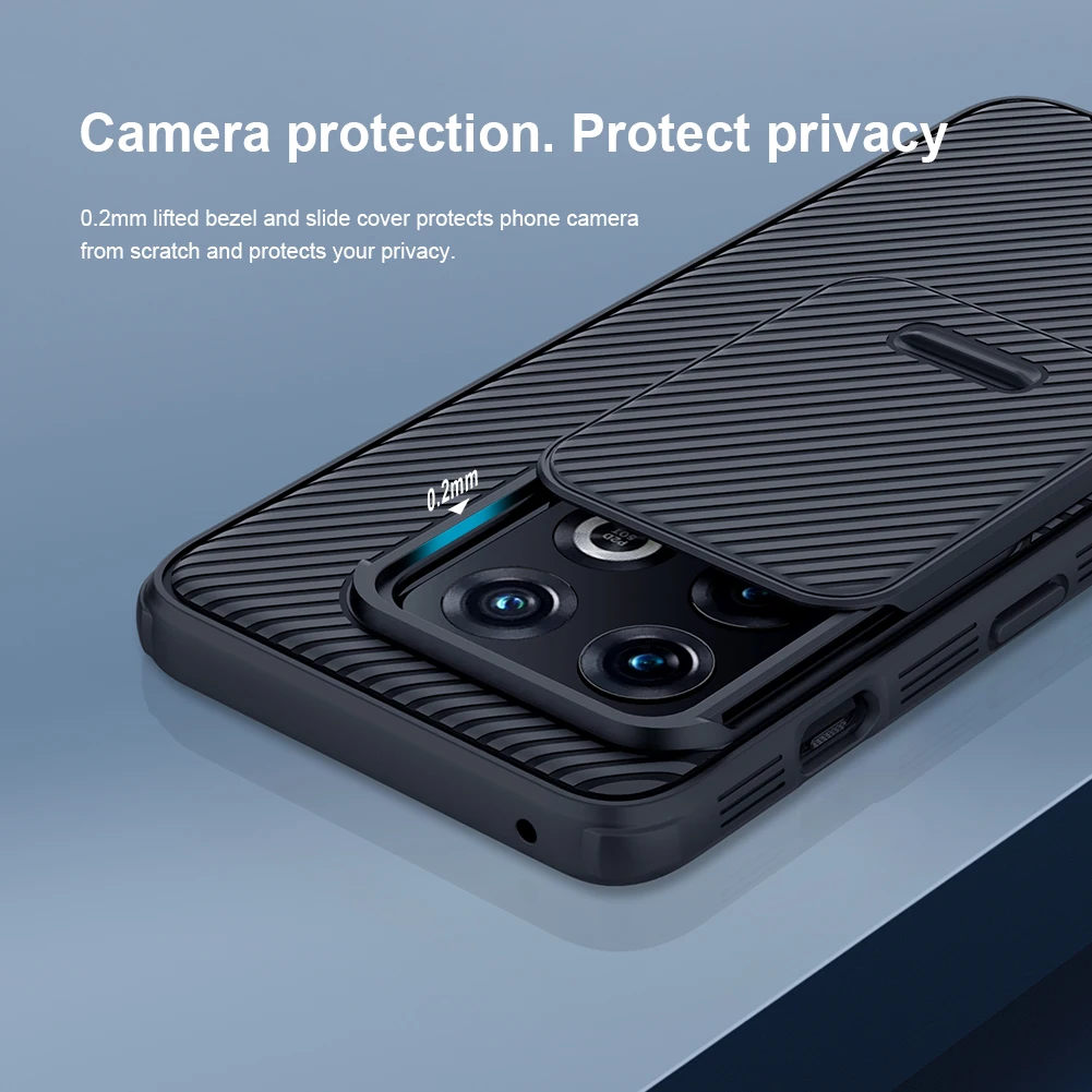 Противоударный чехол Nillkin CamShield Pro для OnePlus 10 9 9RT 8 8T Nord 2 CE |