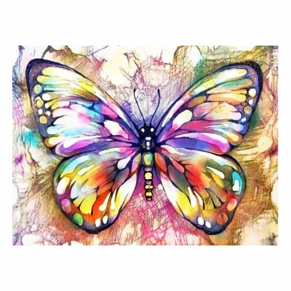 

KamyYi diamond painting painted butterfly DIY cross stitch square/round diamond inlaid art embroidery decoration home