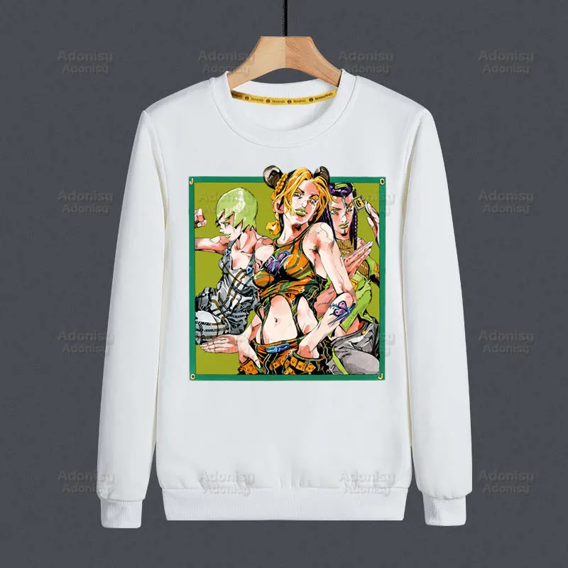 

Jolyne Cujoh Hoodies Women/Men Fashion Stone Ocean Hooded Jojo Bizarre Adventure Sweatshirt Hot Sale Casual Clothes