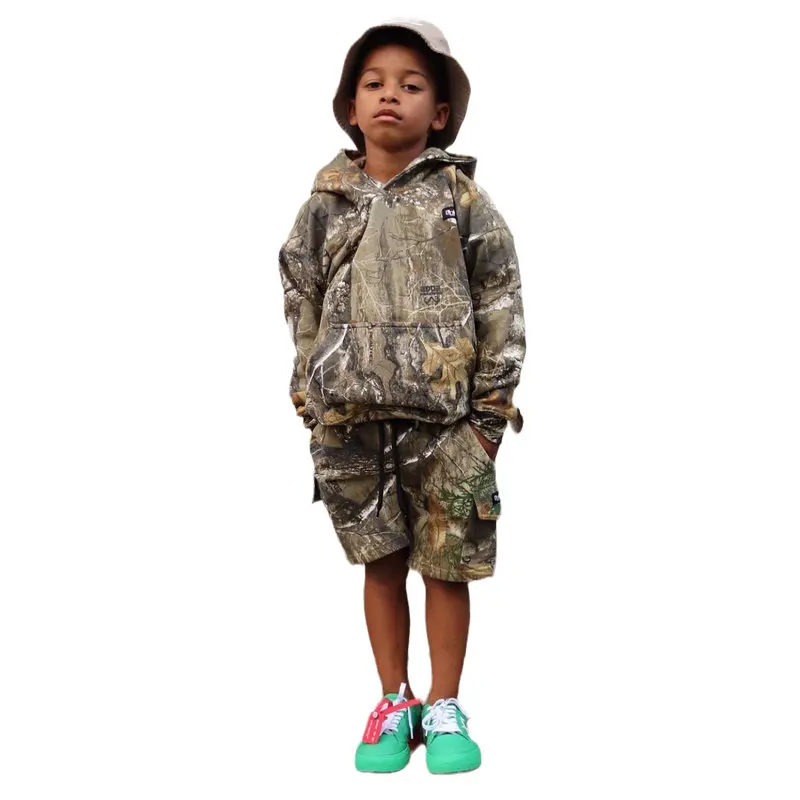 

1-6Years Children's Clothing Boys 2pcs/set Camouflage Hoodies+Loose Casual Pants Kids Baby Boy Sport Clothes Spring Suits