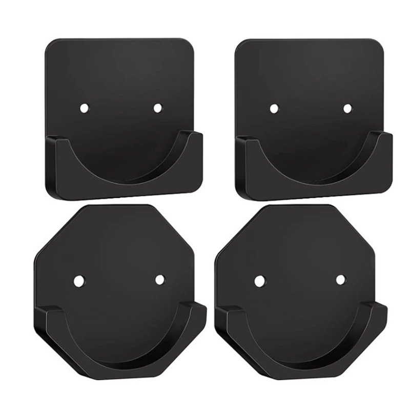 

4 Pcs Shower Curtain Rod Mounting Bracket Bonding Shower Rod Mounting Retainer For Household Wall Bathroom Accessories