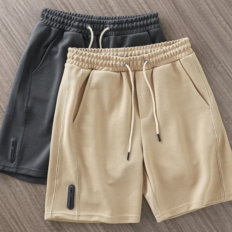 

Summer Gym Shorts for Men's Clothing Pants 100% Cotton Pantalones Cortos Ropa Hombre Roupas Maculinas Elastic Waist Casual Calça