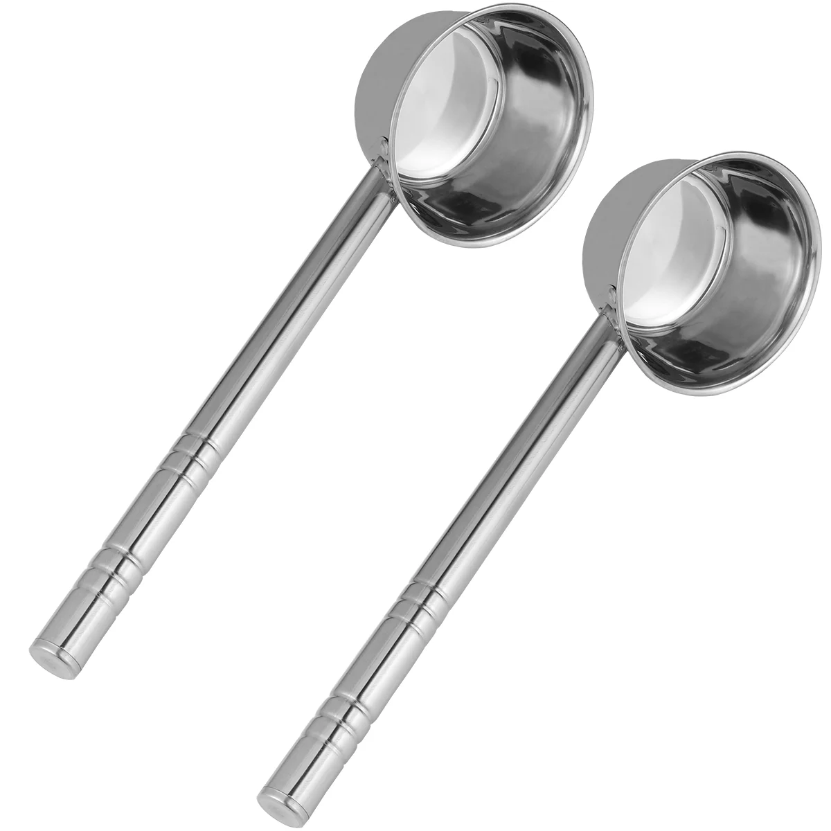 

Ladle Water Scoop Stainless Steel Dipper Kitchen Cup Metal Soup Shampoo Hair Spoon Handle Washingcooking Rinse Bath Bathroom