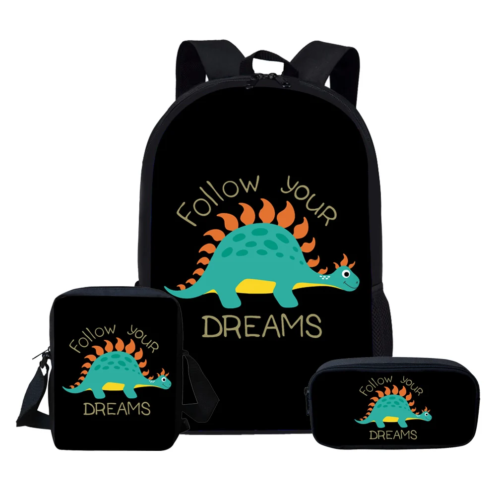 Jurassic Dinosaur Print School Bags for Boys Kids Primary School Backpack Student Cartoon Book Bags Children Schoolbag Mochila