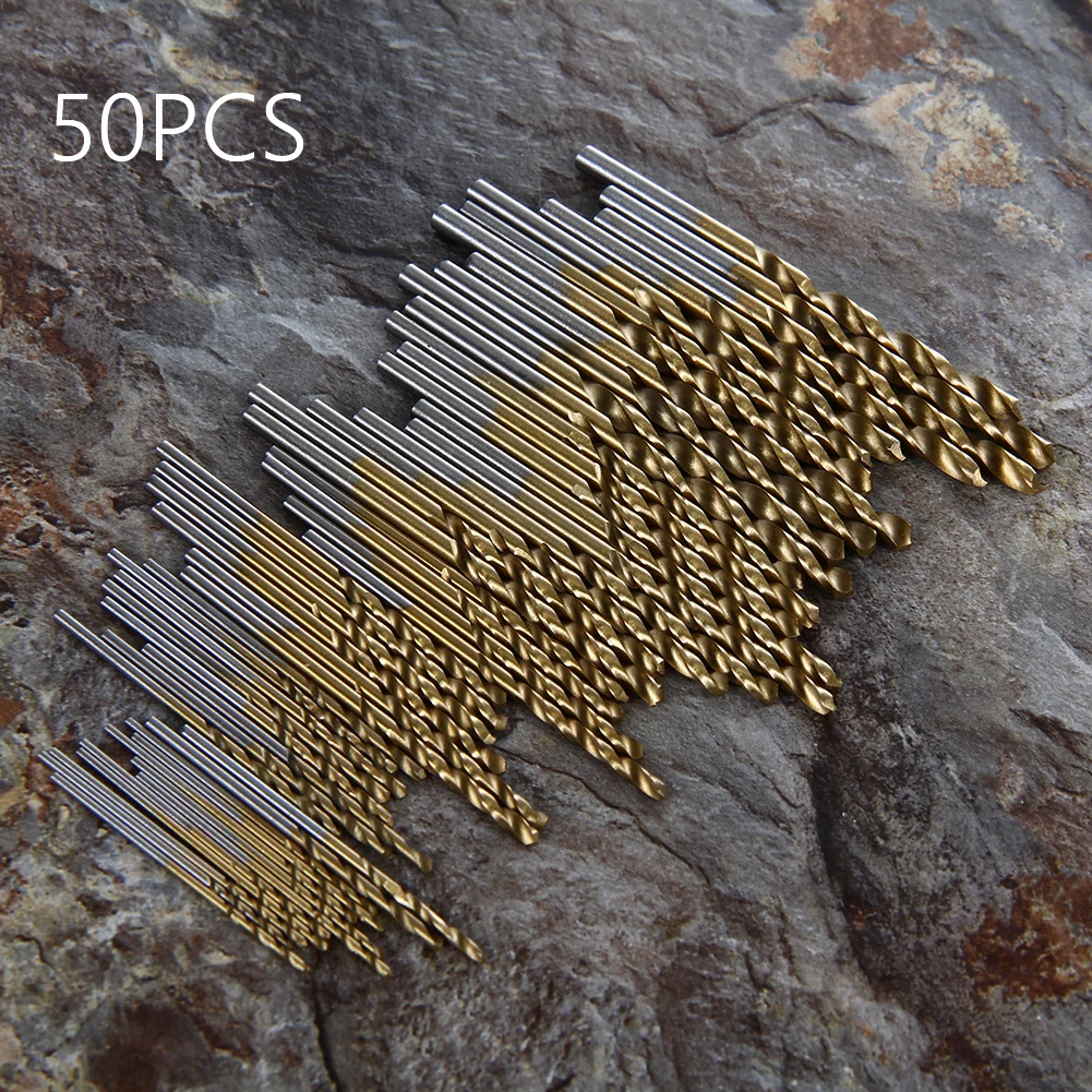 

50pcs Auger Drill Bits High Speed Steel Hole Opener Drill High Hardness Effort Saving for Hardwood Plastic Rubber