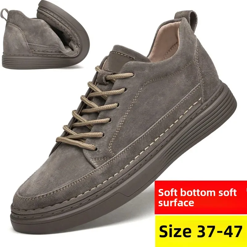 Мужская обувь больших размеров модная универсальная повседневная теплая