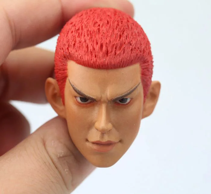 На заказ масштаб 1/6 голова ханамичи сакураги подходит для 12-дюймовой экшн-фигурки