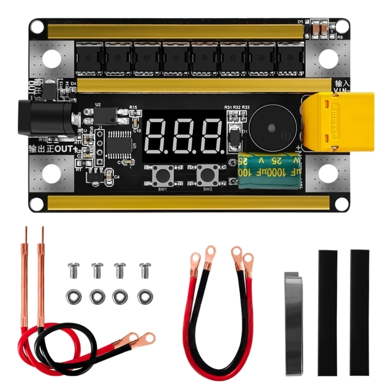 

Portable Spot Welder Set, DIY Storage Spot Welding Machine 12V Welder Solder Circuit Board Storage Drop Shipping