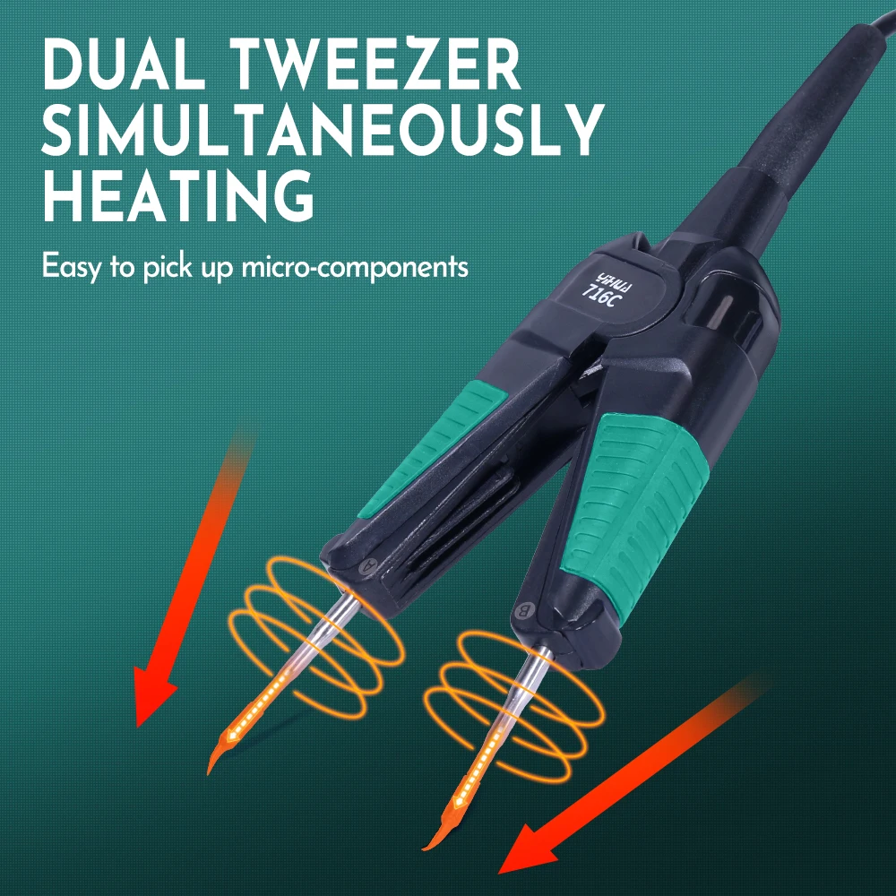 Паяльная станция YIHUA Statio с пинцетом автоматической калибровкой для