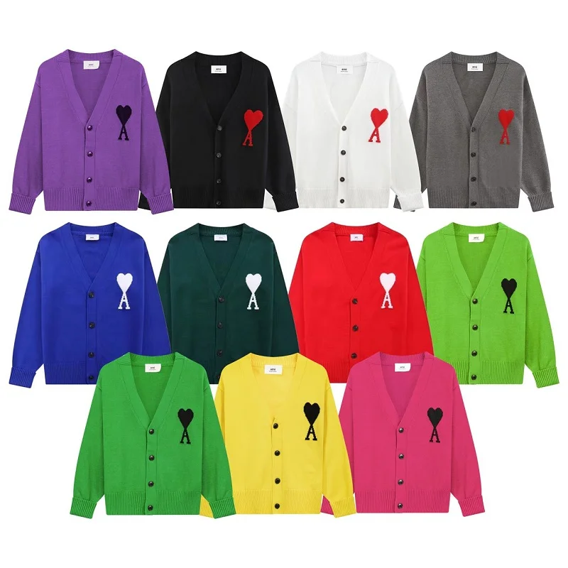 

2023 Spring New Korean Fashion Men's Cardigan Breathable Casual V-neck Wool Sweater High-quality Men's And Women's Clothing