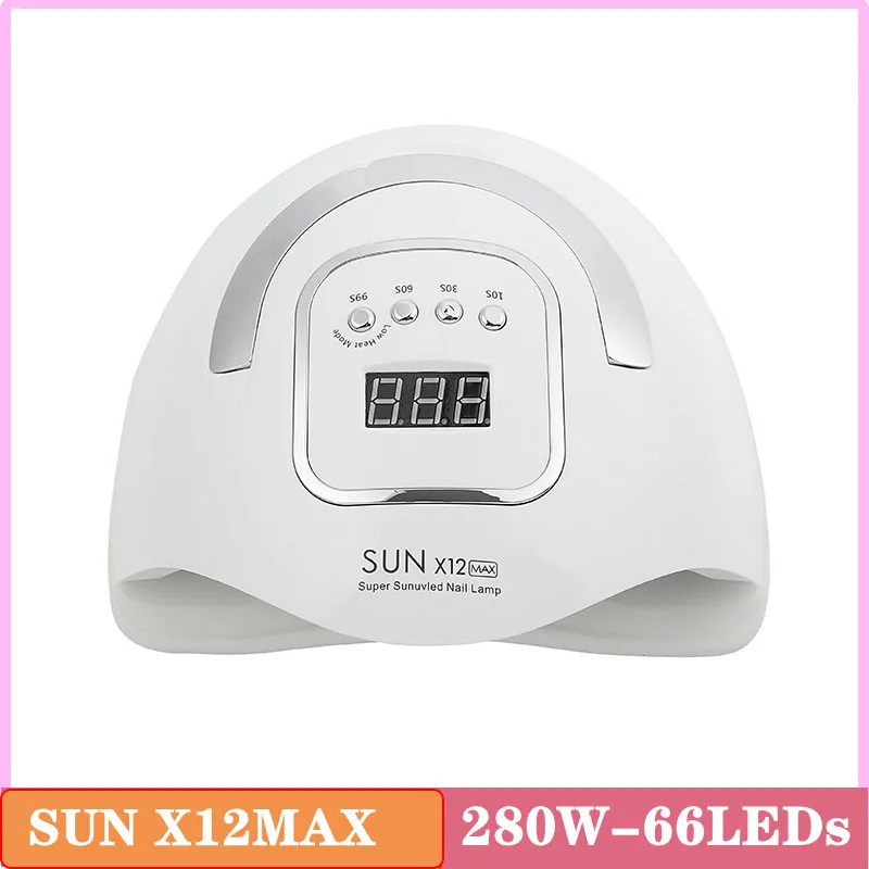 

66LEDs Nail Lamp Dryer Machine for Nail Polish UV Gel Varnish LED Lamp 10/30/60/99s Timer Dryer LED Manicure Pedicure Salon Tool