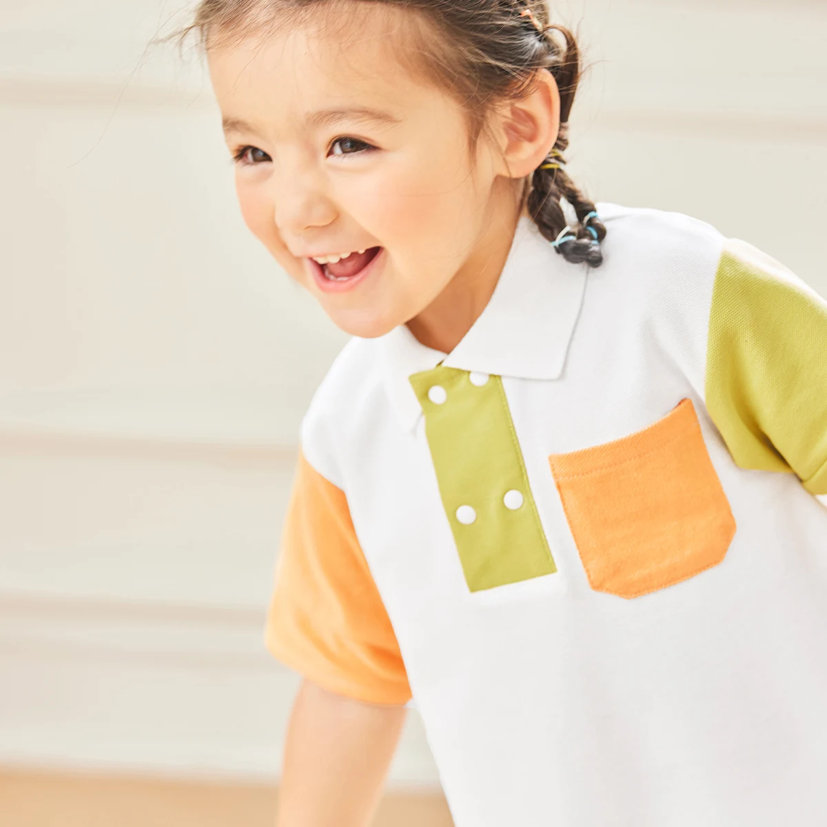 

pureborn Baby Toddler Girls Polo Dress Short Sleeve Polo Collar Dress Summer Cotton Playwear Dress